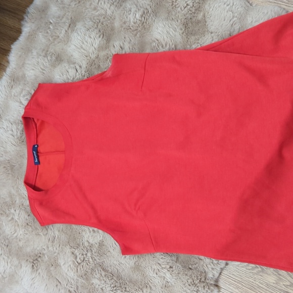 Red Sleeveless Women's Dress - Picture 2 of 6